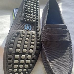 Mens Rothys the driver, grey super comfortable size 9.5 foam insoles,